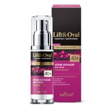 Lift&Oval 40+. Nakts krēms sejai Ultraliftings (50 ml)